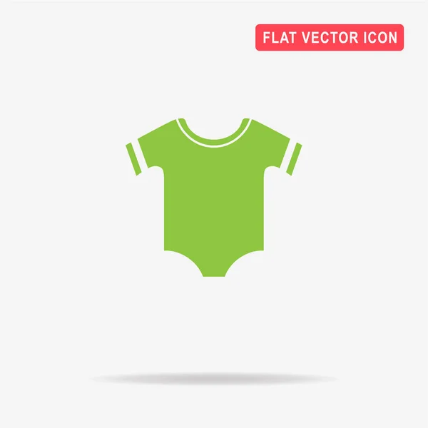 Dětské Oblečení Ikona Vektorové Ilustrace Koncept Pro Design — Stockový vektor