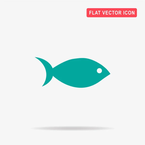 Ícone Peixe Ilustração Conceito Vetor Para Design — Vetor de Stock