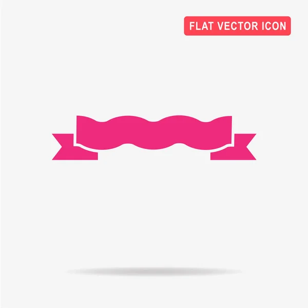 Ribbon Icon Vector Concept Illustration Design — Stock Vector