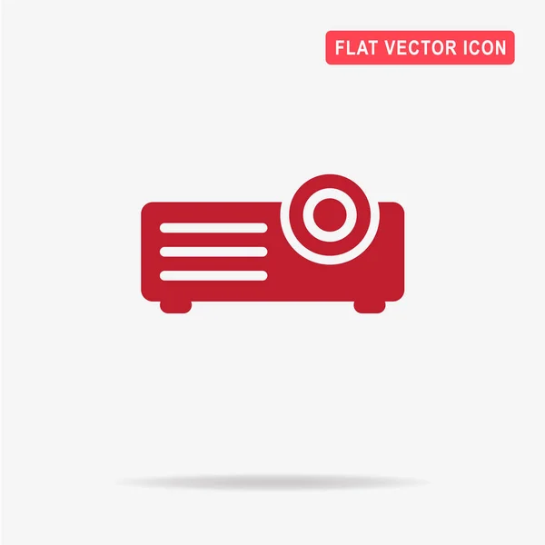 Het Pictogram Van Projector Vectorillustratie Concept Voor Ontwerp — Stockvector