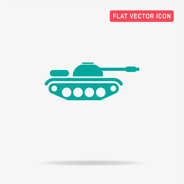Panzersymbol Vektor Konzept Illustration Für Design — Stockvektor