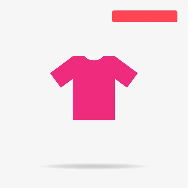 Shirt Icon Vector Concept Illustration Design — Stock Vector