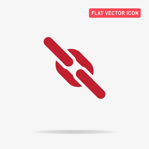 Icono Enlace Ilustración Del Concepto Vectorial Para Diseño — Vector de stock