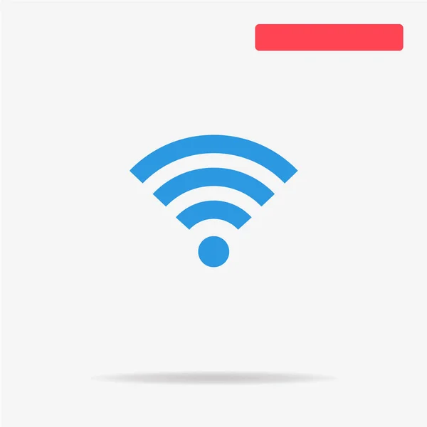 Wifi アイコン デザインのベクトルの概念図 — ストックベクタ
