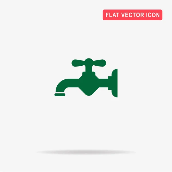 Wasserhahn Symbol Vektor Konzept Illustration Für Design — Stockvektor
