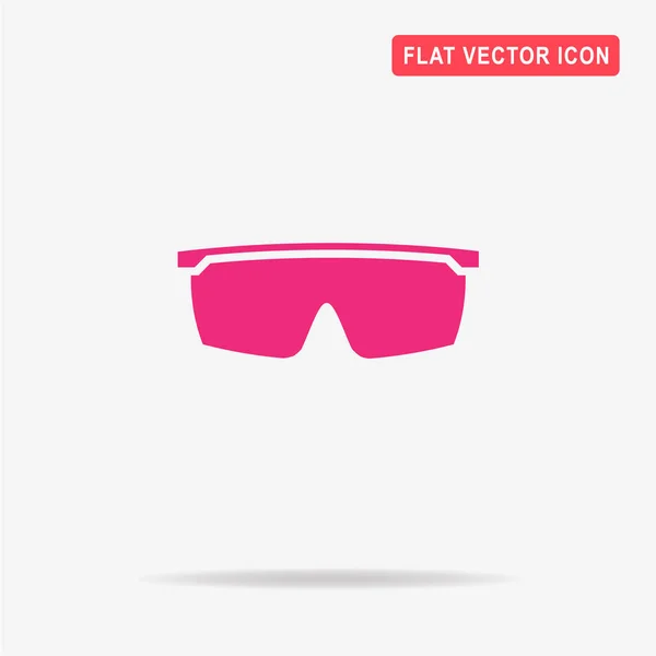 Fahrradsonnenbrille Vektor Konzept Illustration Für Design — Stockvektor