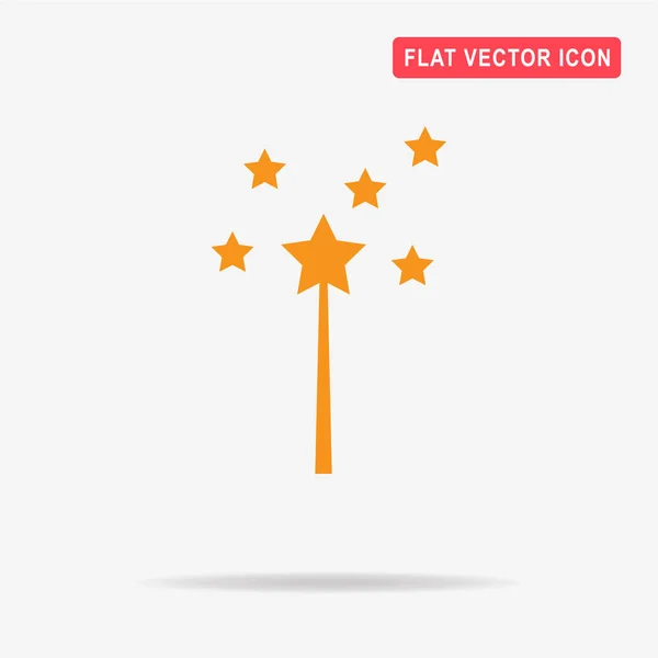 Icono Varita Mágica Ilustración Del Concepto Vectorial Para Diseño — Vector de stock