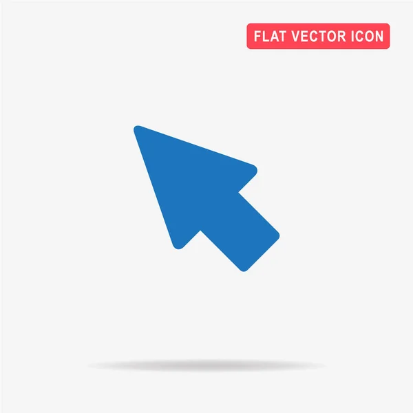 Icono Del Cursor Ilustración Del Concepto Vectorial Para Diseño — Vector de stock