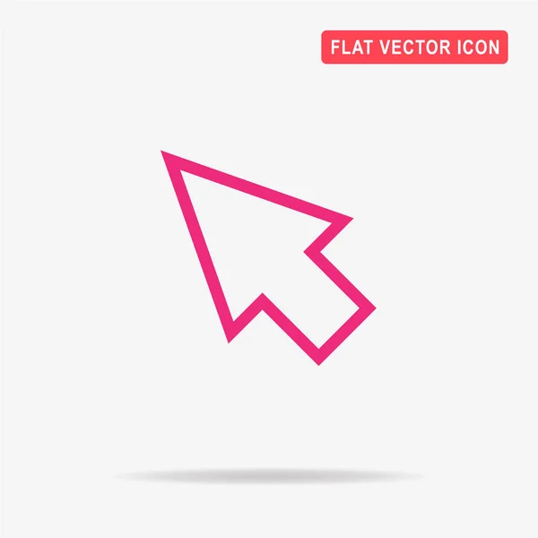 Cursor Icon Vector Concept Illustration Design — Stock Vector