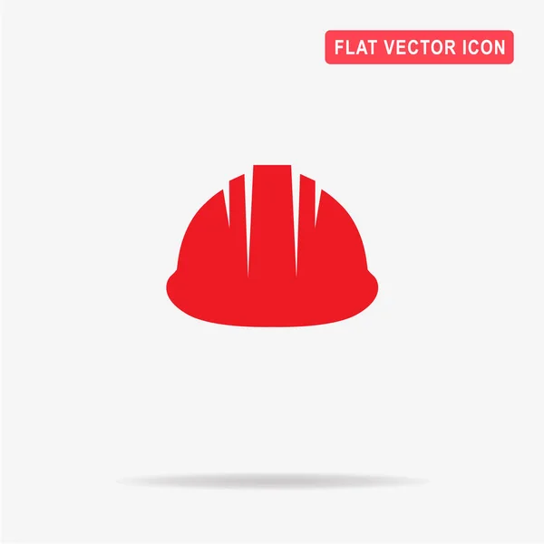 Icono Del Casco Seguridad Ilustración Del Concepto Vectorial Para Diseño — Vector de stock