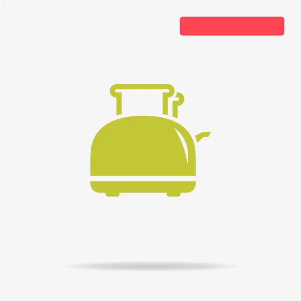 Toaster Symbol Vektor Konzept Illustration Für Design — Stockvektor