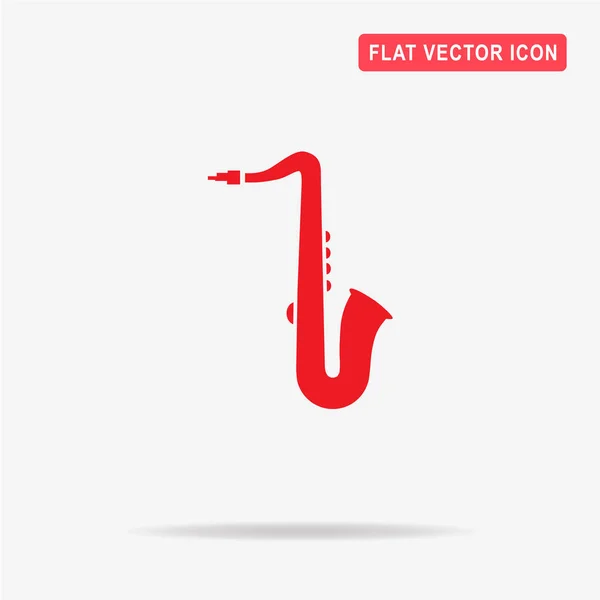 Icono Saxofón Ilustración Del Concepto Vectorial Para Diseño — Vector de stock