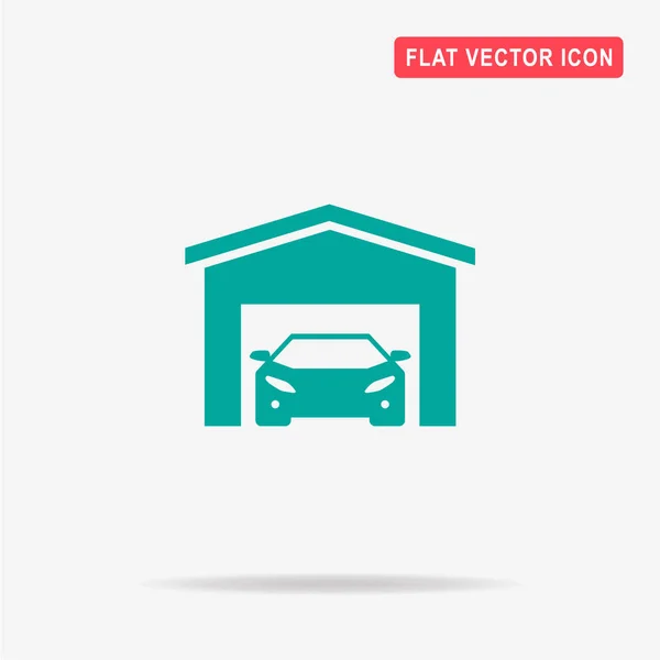 Ícone Garagem Ilustração Conceito Vetor Para Design — Vetor de Stock