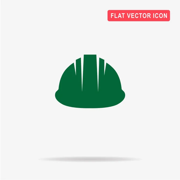 Bezpečnostní Helma Ikona Vektorové Ilustrace Koncept Pro Design — Stockový vektor