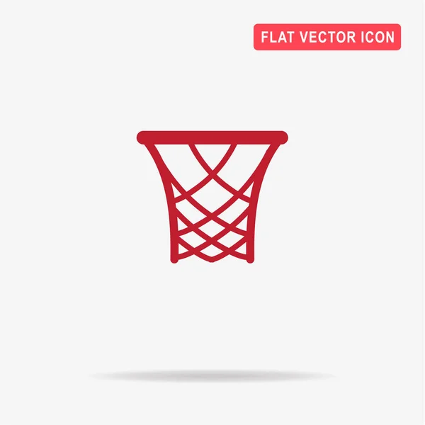 Basketball Ikone Vektor Konzept Illustration Für Design — Stockvektor