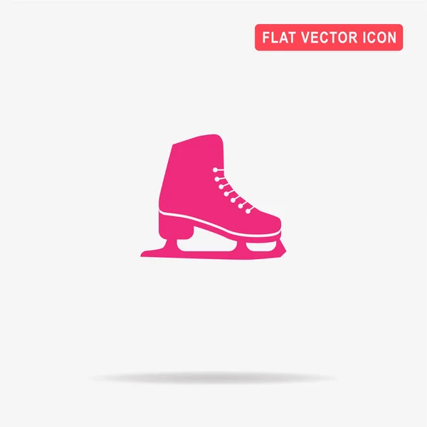 フィギュア スケートのアイコン デザインのベクトルの概念図 — ストックベクタ