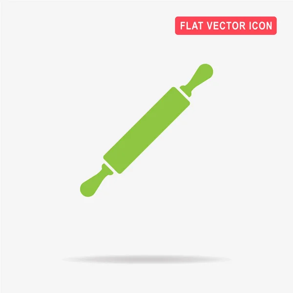 Rolling Pin Icon Vector Concept Illustration Design — Stock Vector