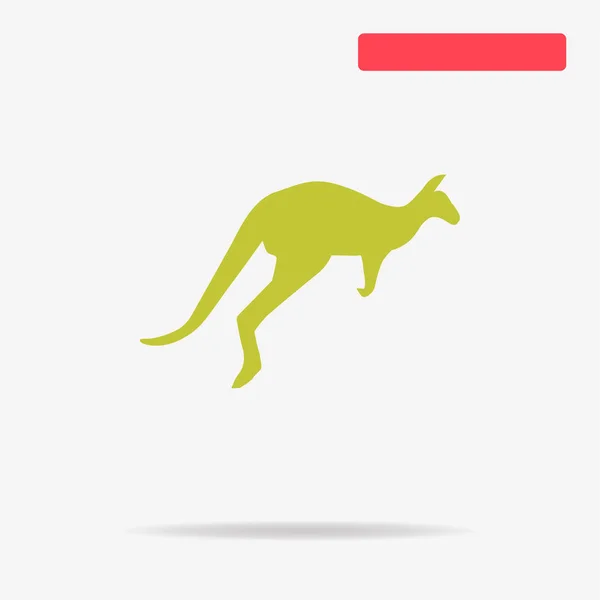 Känguru Symbol Vektor Konzept Illustration Für Design — Stockvektor