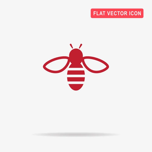 Bee Pictogram Vectorillustratie Concept Voor Ontwerp — Stockvector