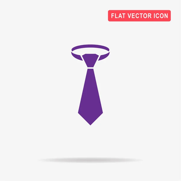Icône Cravate Illustration Vectorielle Concept Pour Design — Image vectorielle