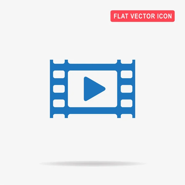 Icono Vídeo Ilustración Del Concepto Vectorial Para Diseño — Vector de stock