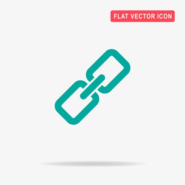 Icono Enlace Ilustración Del Concepto Vectorial Para Diseño — Vector de stock