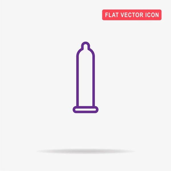 コンドームのアイコン デザインのベクトルの概念図 — ストックベクタ