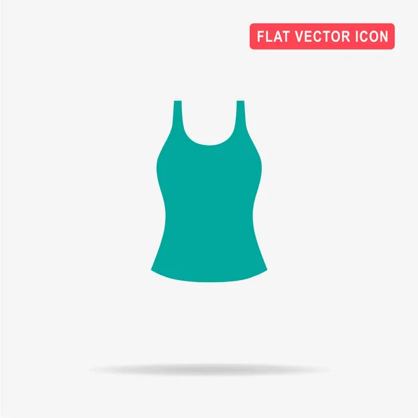 Icono Superior Mujer Ilustración Del Concepto Vectorial Para Diseño — Vector de stock