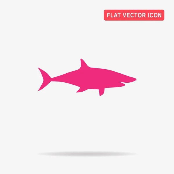 Icône Requin Illustration Vectorielle Concept Pour Conception — Image vectorielle