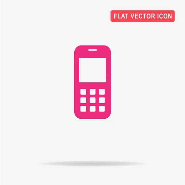 Mobiles Symbol Vektor Konzept Illustration Für Design — Stockvektor