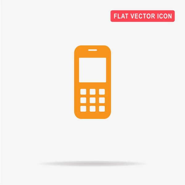 Mobiles Symbol Vektor Konzept Illustration Für Design — Stockvektor