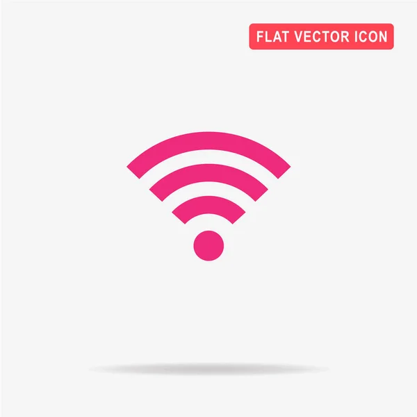 Wifi Pictogram Vectorillustratie Concept Voor Ontwerp — Stockvector