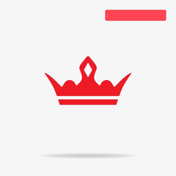 Crown Icon Vector Concept Illustration Design — Stock Vector