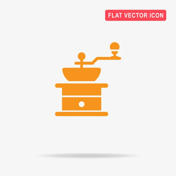 Coffee Grinder Icon Vector Concept Illustration Design — Stock Vector