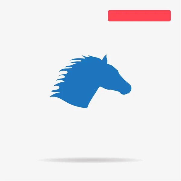 Häst Huvud Ikonen Begreppet Vektorillustration För Design — Stock vektor