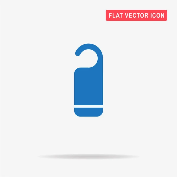 Colgador Icono Insignia Ilustración Del Concepto Vectorial Para Diseño — Vector de stock