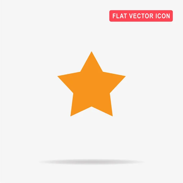 Star Symbol Vektor Konzept Illustration Für Design — Stockvektor