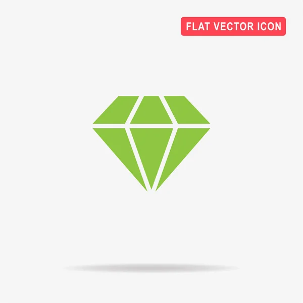 Icône Diamant Illustration Vectorielle Concept Pour Design — Image vectorielle