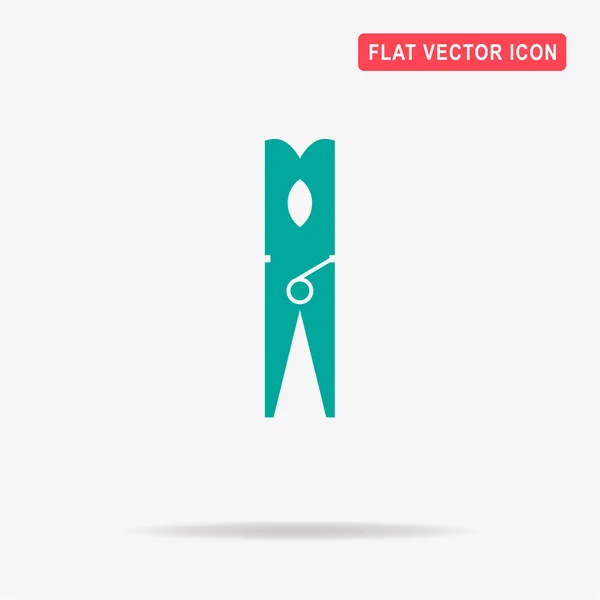 Значок Значка Одежды Векторная Концепция — стоковый вектор