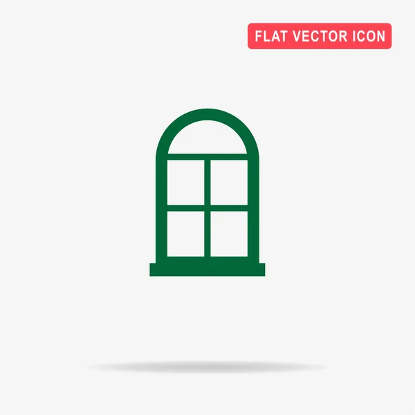 Fenster Symbol Vektor Konzept Illustration Für Design — Stockvektor