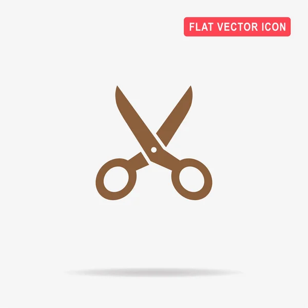 Icono Tijeras Vector Concepto Ilustración Para Diseño Ilustración De Stock