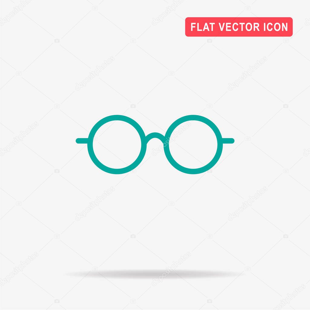 Glasses icon. Vector concept illustration for design.