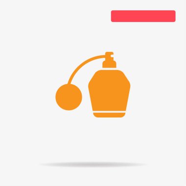 Parfüm simgesi. Vektör konsept illüstrasyon tasarımı için.