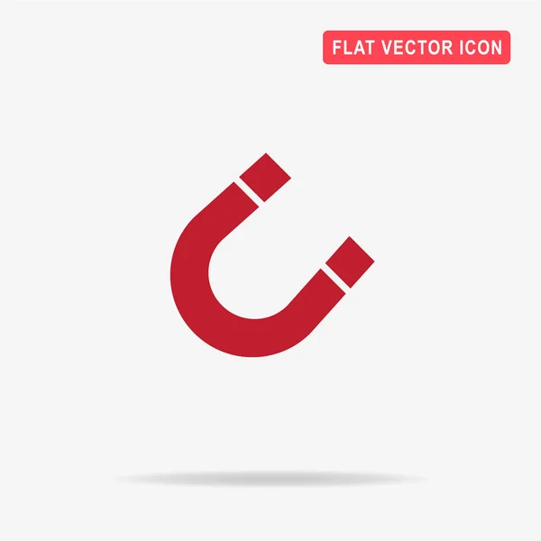 Magnet Symbol Vektor Konzept Illustration Für Design — Stockvektor