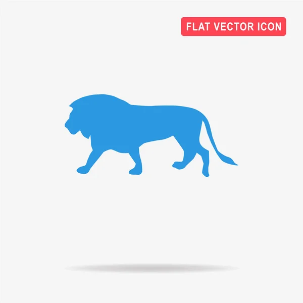 Lion Pictogram Vectorillustratie Concept Voor Ontwerp — Stockvector