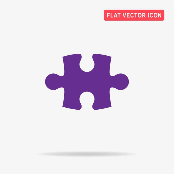 Ícone Puzzle Ilustração Conceito Vetor Para Design — Vetor de Stock