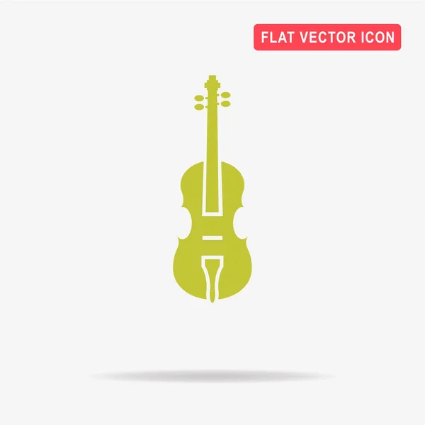 Ícone Violino Ilustração Conceito Vetor Para Design — Vetor de Stock