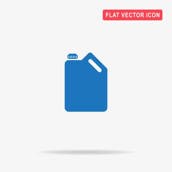 Kanisteröl Ikone Vektor Konzept Illustration Für Design — Stockvektor