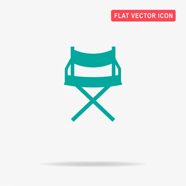 Stoel Pictogram Vectorillustratie Concept Voor Ontwerp — Stockvector