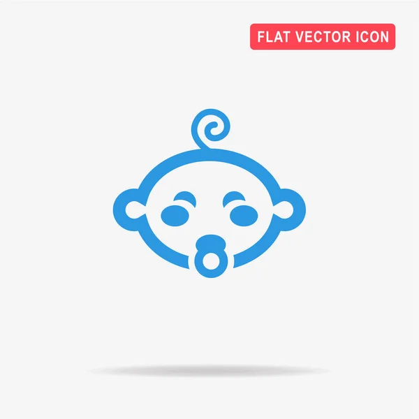 Babyboy Ikone Vektor Konzept Illustration Für Design — Stockvektor
